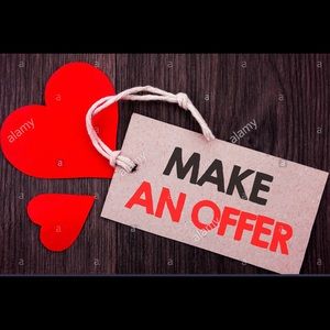 Please feel free to make an offer!